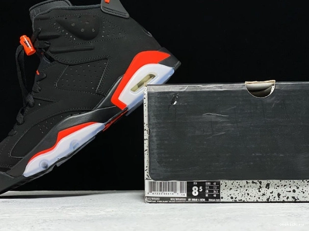 Rep Onekick Jordan Retro 6 Air Infrared OG 384664-060 Black 0809